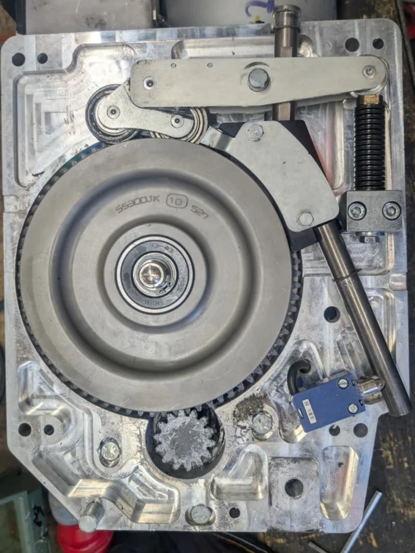 Argano prima della riparazione